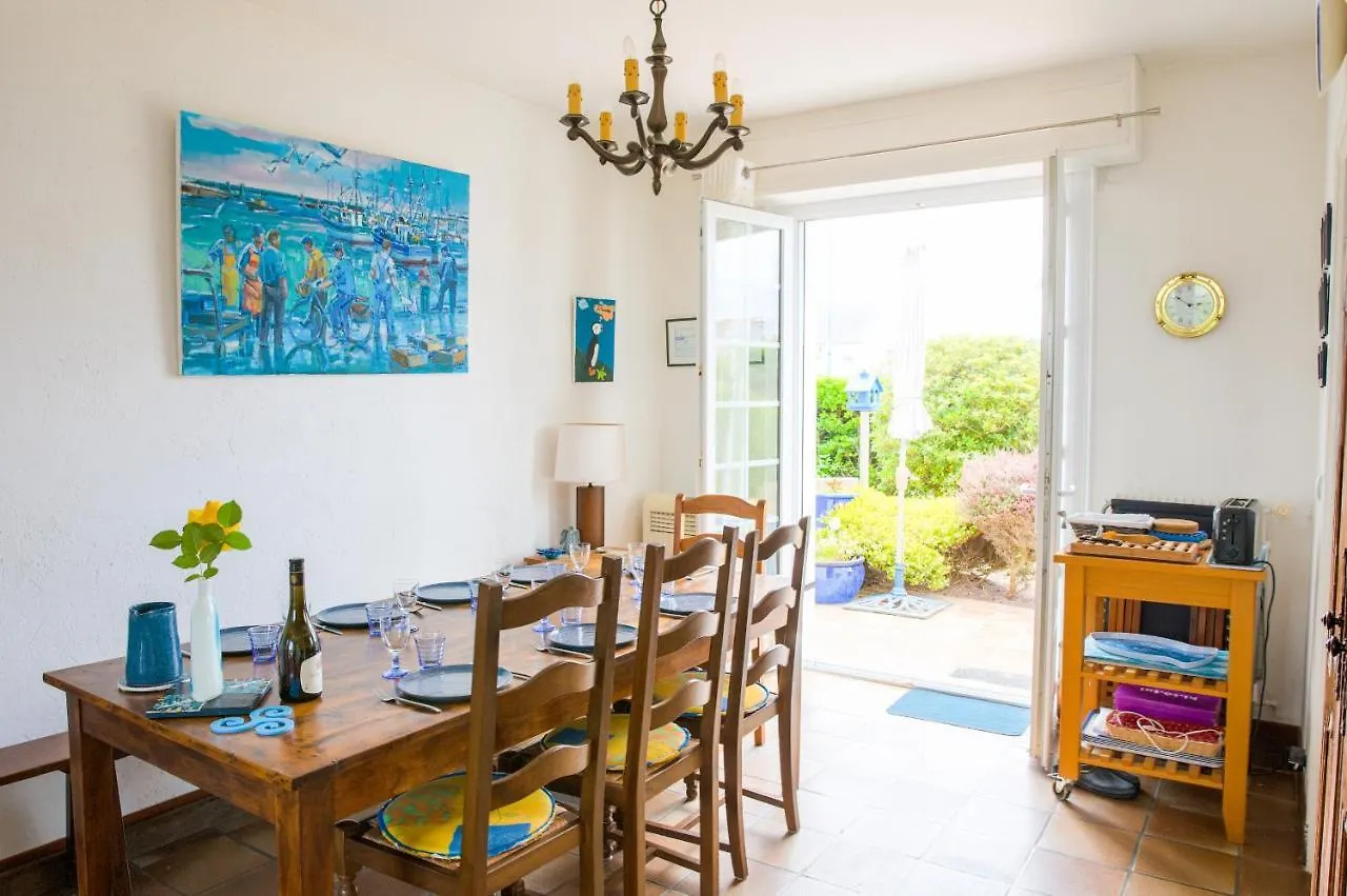펜션 A 600M De La Plage, Maison De Famille Pour 9 Penmarcʼh
