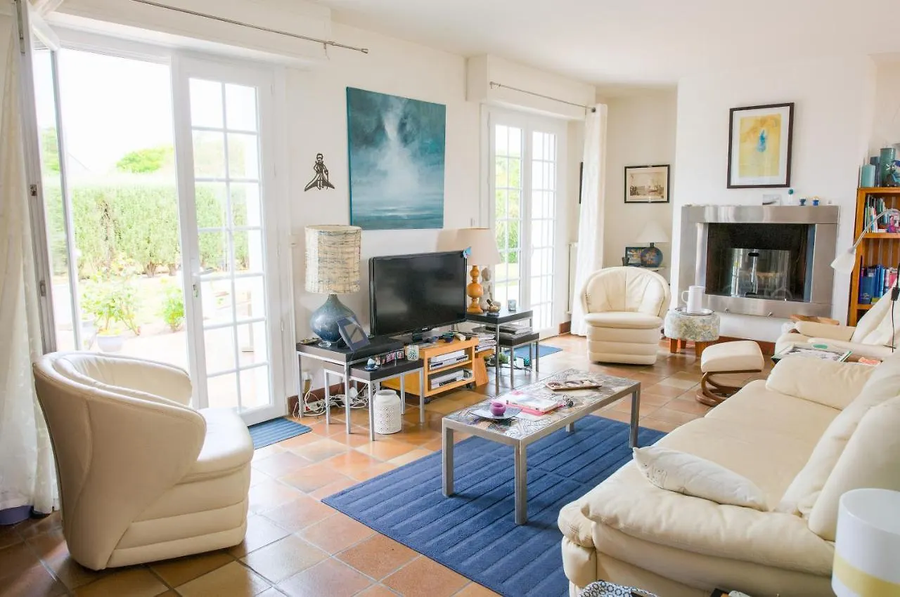 펜션 A 600M De La Plage, Maison De Famille Pour 9 Penmarcʼh